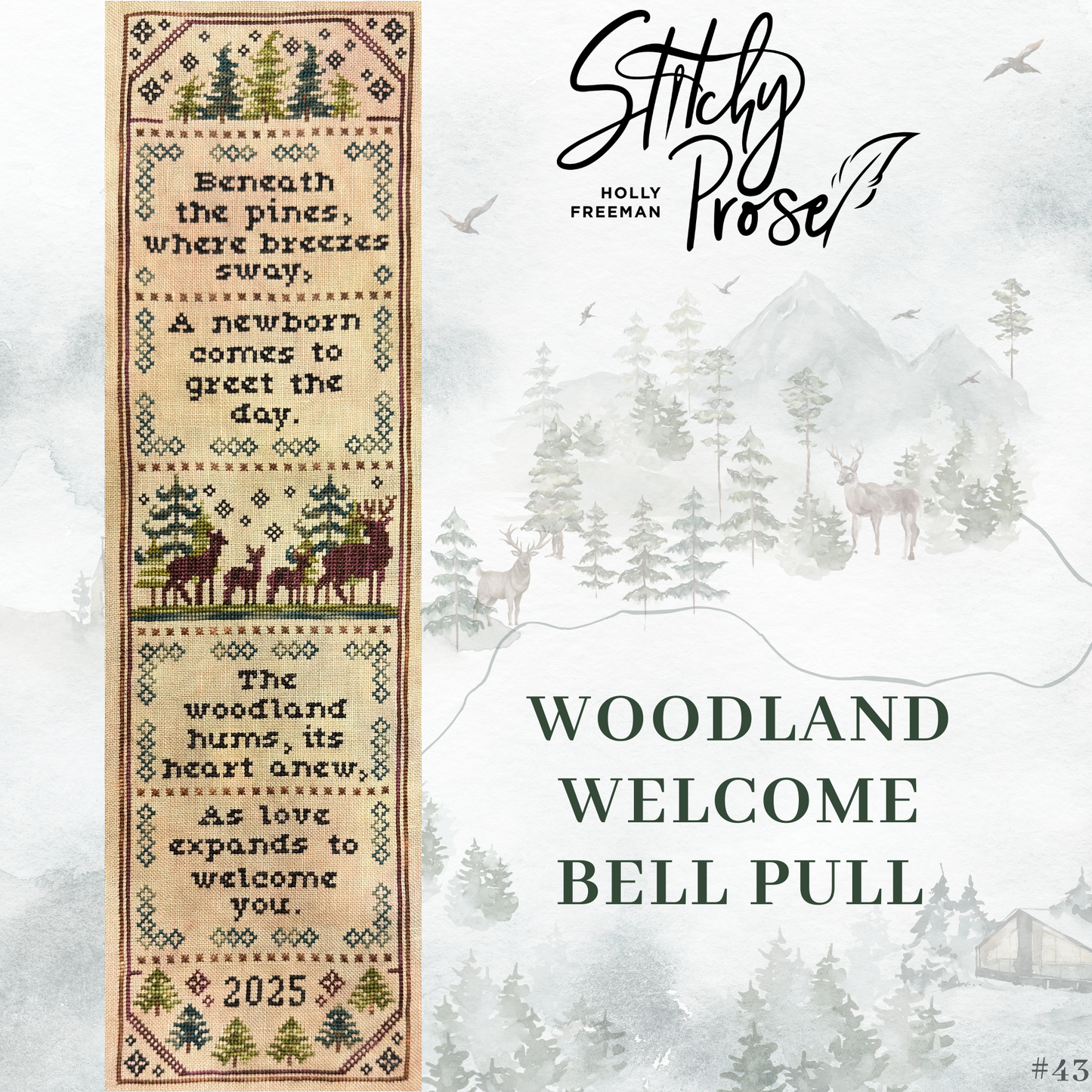 Woodland Welcome Bell Pull (#43)